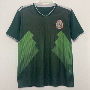 ✅Men Mexico Soccer Jersey Size L